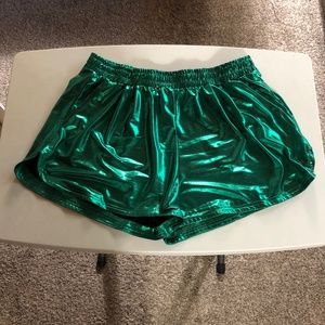 Green shorts